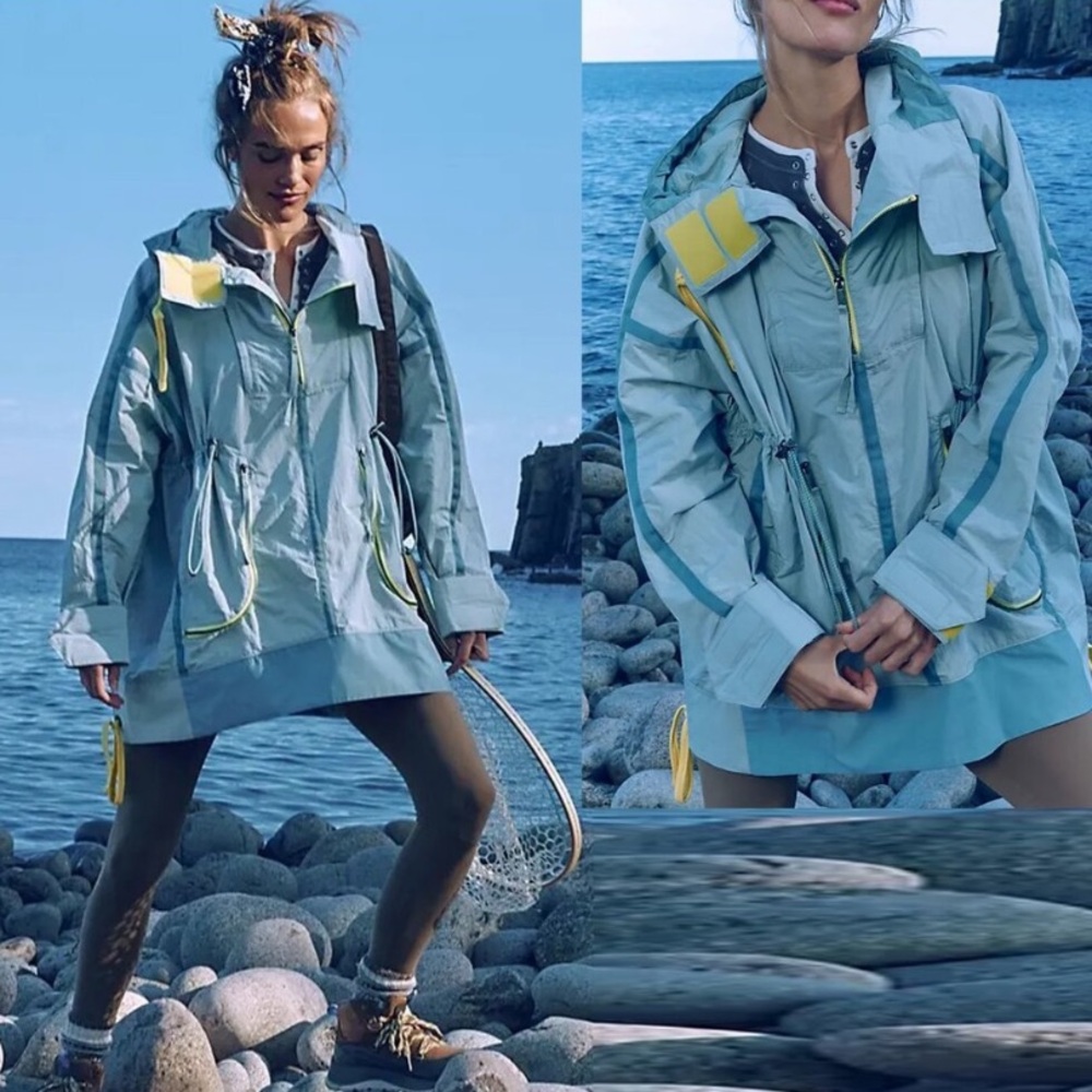 Free People Peace Out Backpack Parachute Parka NWT Size M/L